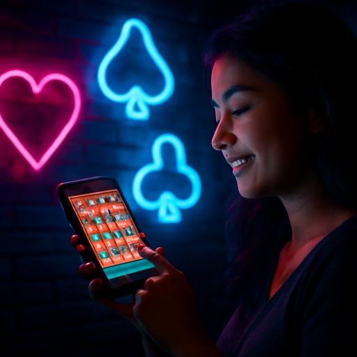cv33 player with phone in hand at night