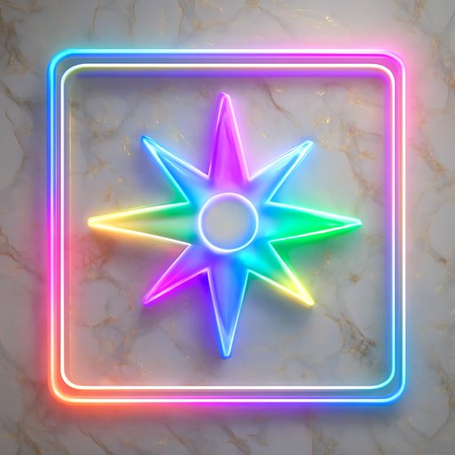 cv33 Starburst neon light lobby